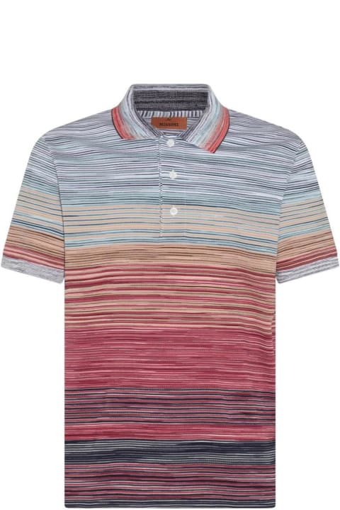 メンズ Missoniのトップス Missoni Space-dyed Straight Hem Polo Shirt