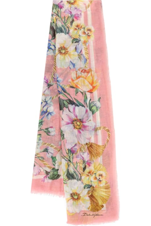 Dolce & Gabbana Scarves & Wraps for Women Dolce & Gabbana Cashmere And Silk Foulard