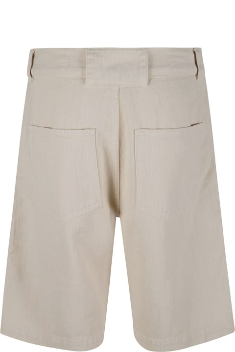 Paura Pants for Men Paura Buttoned Classic Shorts