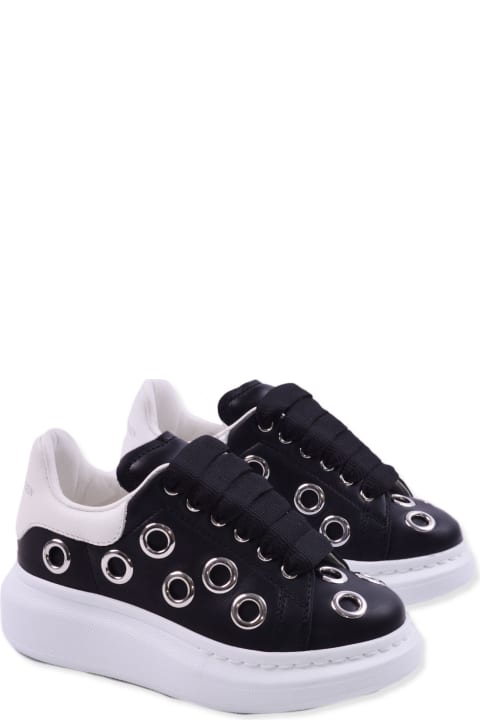 Leather Sneakers With Studs