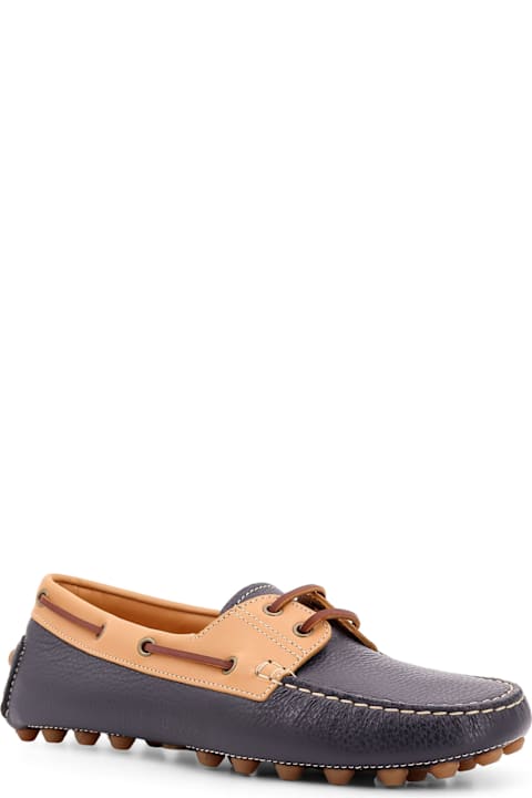 Tod's Shoes for Men Tod's Gommino Bubble Leather Lace Up Boat Shoe