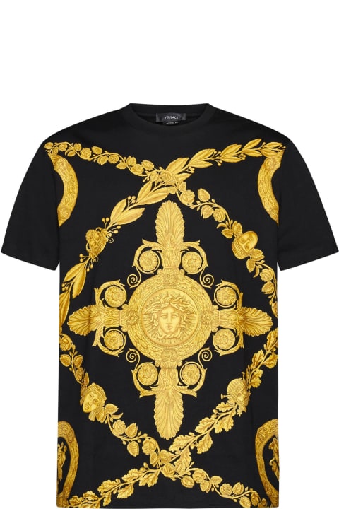 Topwear for Men Versace Printed Cotton T-shirt