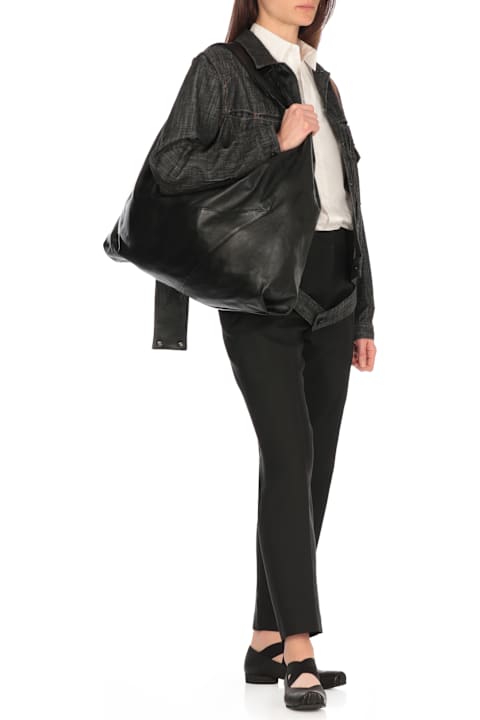 Discord Yohji Yamamoto Totes for Women Discord Yohji Yamamoto Leather Shoulder Bag