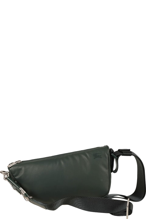 Burberry Bags for Men Burberry Shield Logo Embossed Shoulder Bag