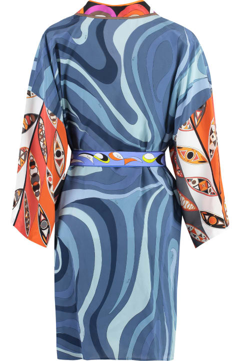 Pucci Coats & Jackets for Women Pucci Printed Silk Night Gown