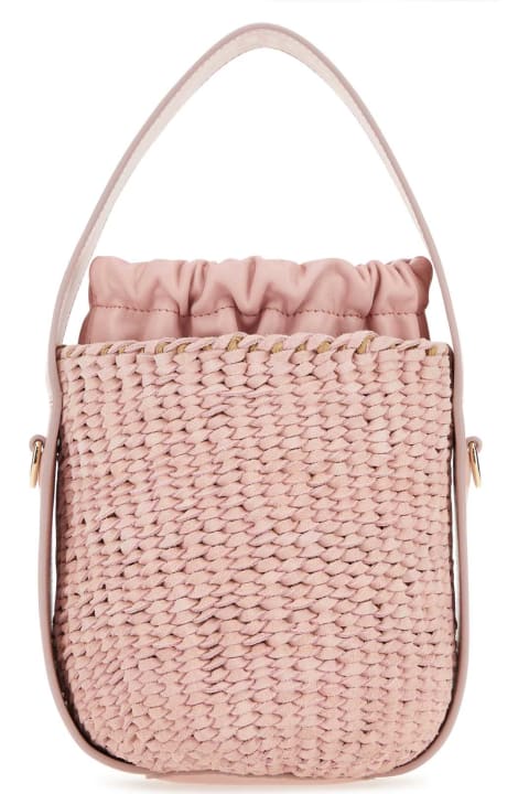 Chloé Shoulder Bags for Women Chloé Pink Suede Bucket Bag