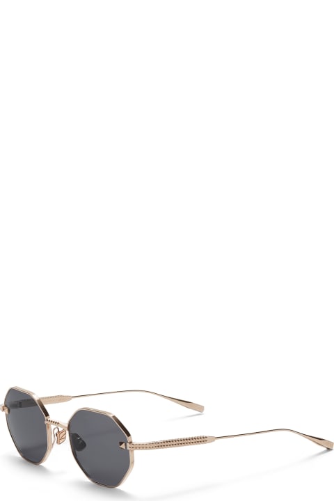 Valentino Eyewear Eyewear for Women Valentino Eyewear V-stud - White Gold Sunglasses