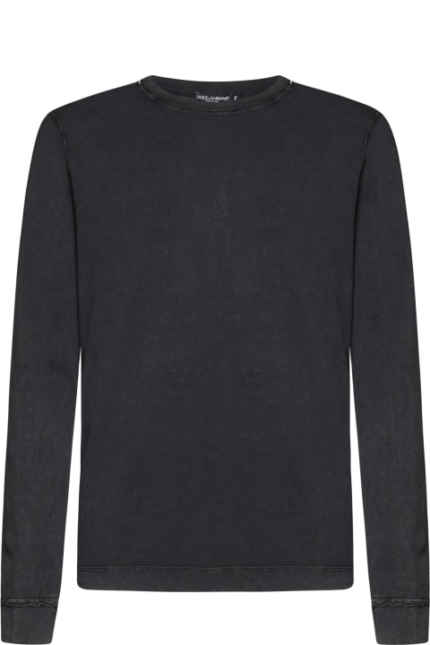 Topwear for Men Dolce & Gabbana Long-sleeved Jersey T-shirt