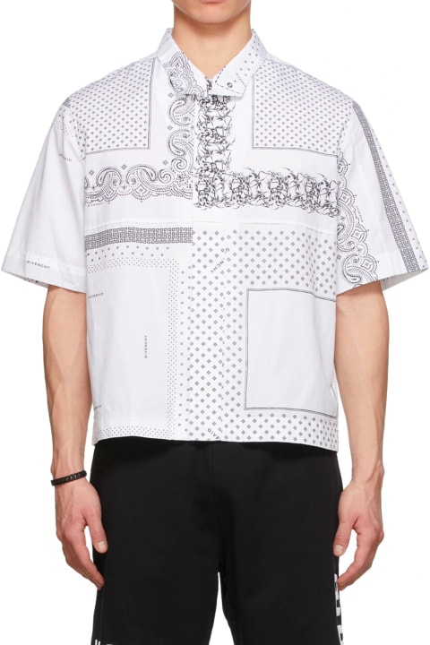 Givenchy Men Givenchy Printed Cotton Shirt