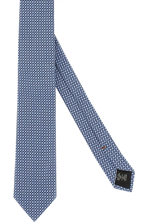 Zegna لـ Men Zegna Silk Jacquard Tie