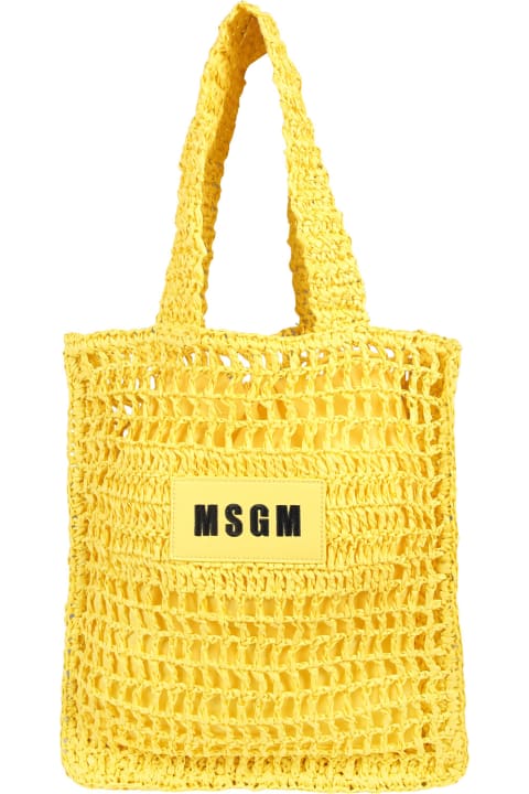 Accessories & Gifts for Girls MSGM Yellow Bag For Girl With Logo