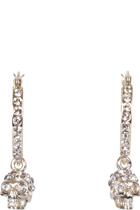 Jewelry Sale for Women Alexander McQueen Skull Hoop Earrings