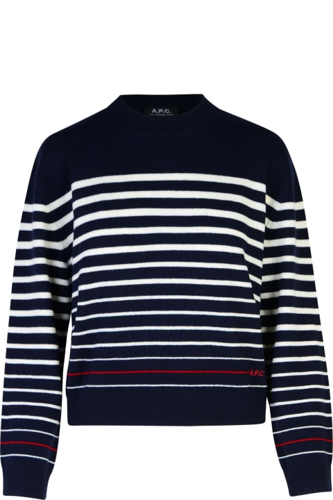 A.P.C. Sweaters for Women A.P.C. 'billie' Navy Wool Sweater