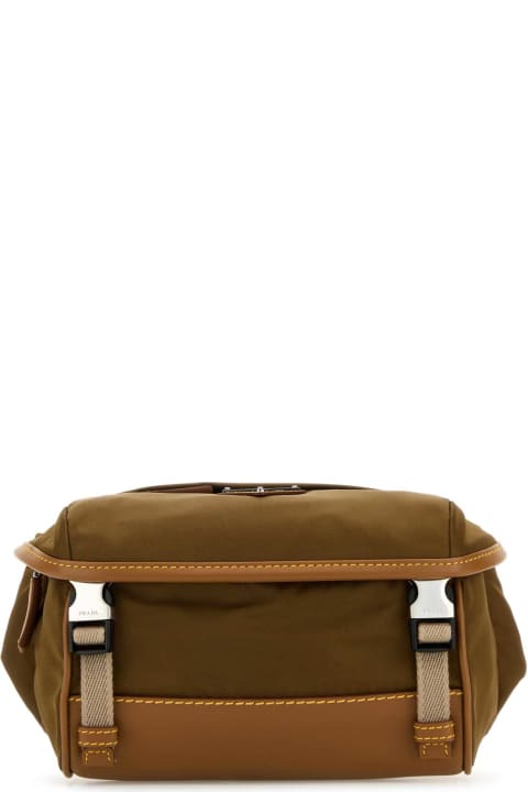 Prada Bags for Men Prada Brown Re-nylon Crossbody Bag