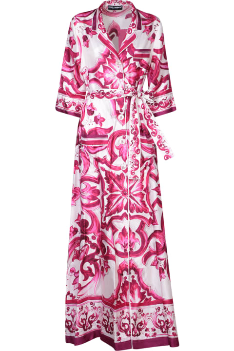 ウィメンズ ワンピース＆ドレス Dolce & Gabbana Multicolor Three Quarter Dress