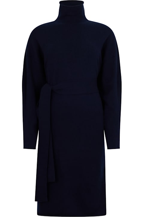 Homeware Malo Knee-length Dress In Dark Blue