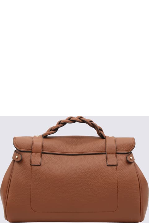 ウィメンズ新着アイテム Mulberry Brown Leather Alexa Handle Bag