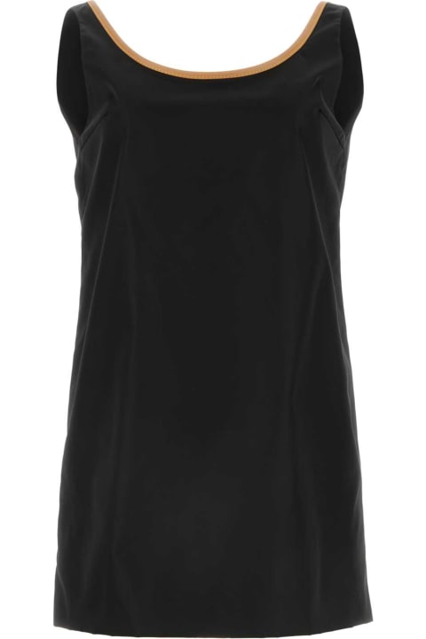 Prada Topwear for Women Prada Black Re-nylon Mini Dress