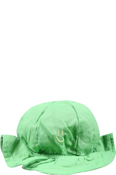 Fashion for Kids Molo Green Cloche For Kids With Smile