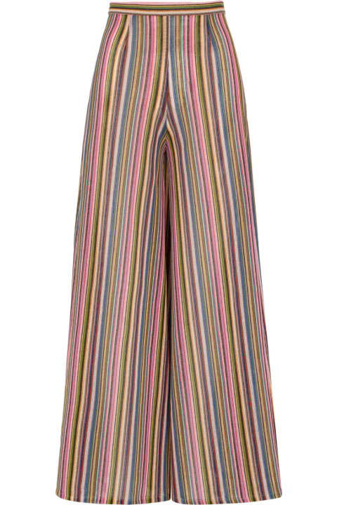Amotea Pants & Shorts for Women Amotea Carol Trousers In Multicolor Jersey