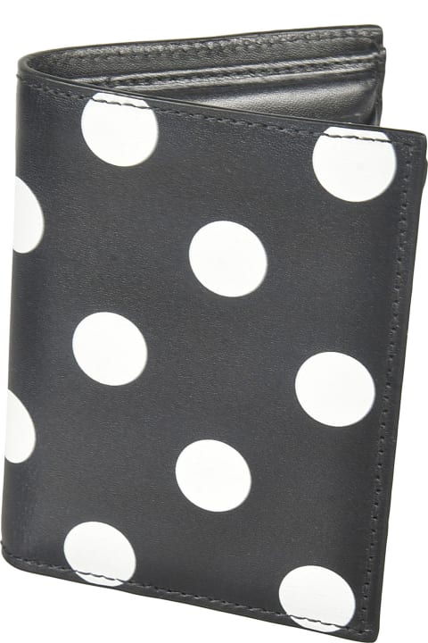 Wallets for Men Comme des Garçons Wallet Polka Dot Bifold Cardholder