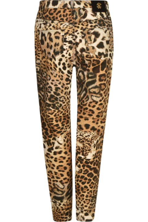 Roberto Cavalli Pants & Shorts for Women Roberto Cavalli Animal Print Trousers