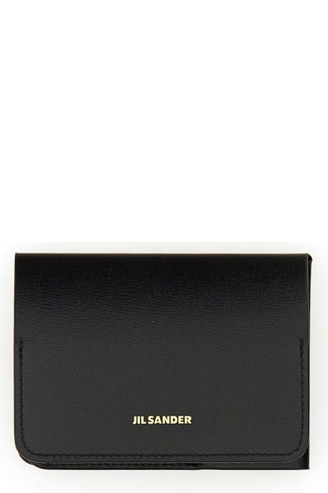 Jil Sander Wallets for Women Jil Sander Portacarte Pieghevole