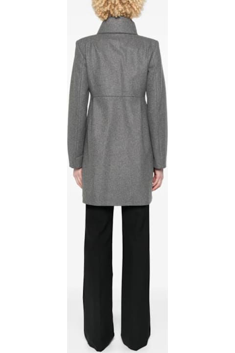 Fay for Women Fay Anthracite Grey Romantic Coat