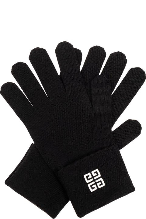 Fashion for Men Givenchy Givenchy Wool Gloves With Monogram
