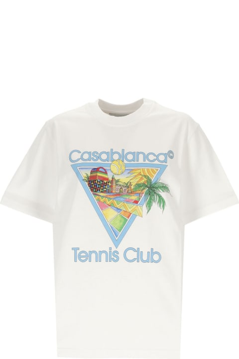 Clothing Sale for Men Casablanca Casablanca T-shirts And Polos White
