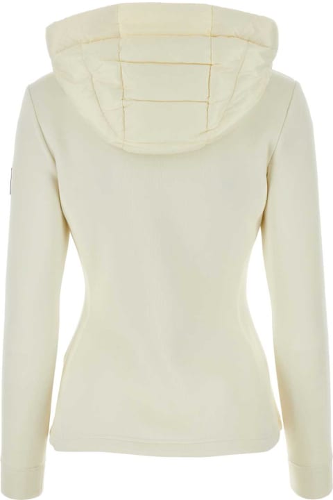 Mackage Clothing for Women Mackage Ivory Cotton Blend And Nylon Della Jacket