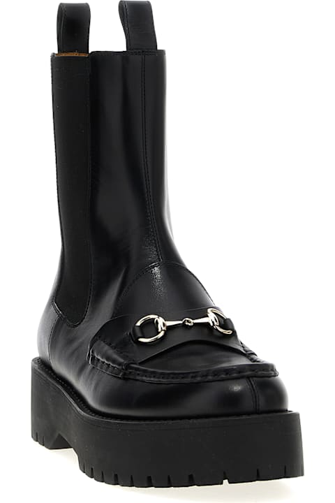 Gucci أحذية لـ السيدات Gucci 'morsetto' Ankle Boots