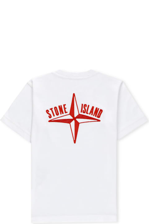 Stone Island for Kids Stone Island Cotton T-shirt