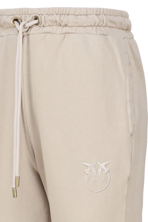 Fleeces & Tracksuits for Women Pinko Jogger Pants With Embroidery