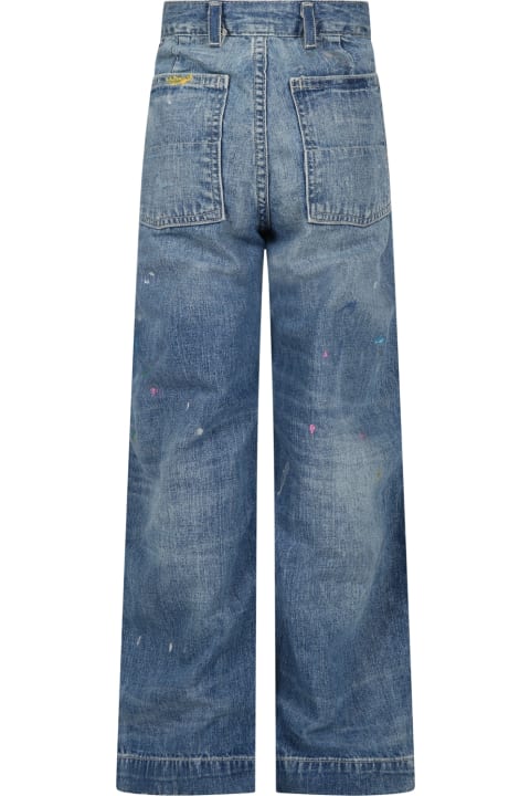Ralph Lauren for Kids Ralph Lauren Blue Jeans With Spots Of Colour