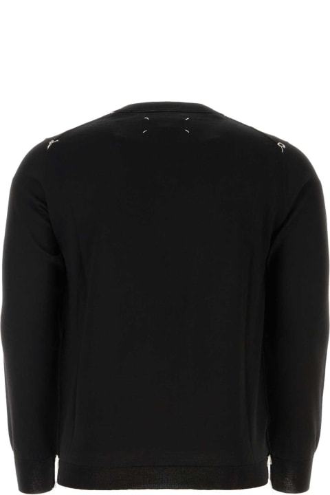 Fashion for Men Maison Margiela Black Wool Blend Sweater