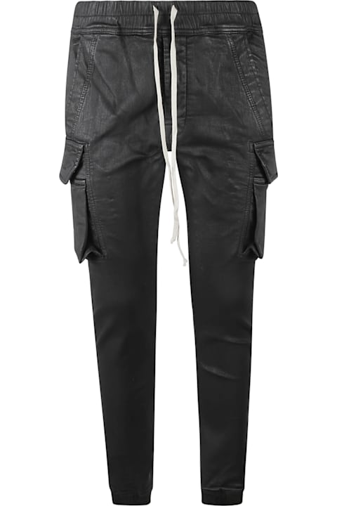 Rick Owens Pants for Men Rick Owens Lace-up Cargo Trousers