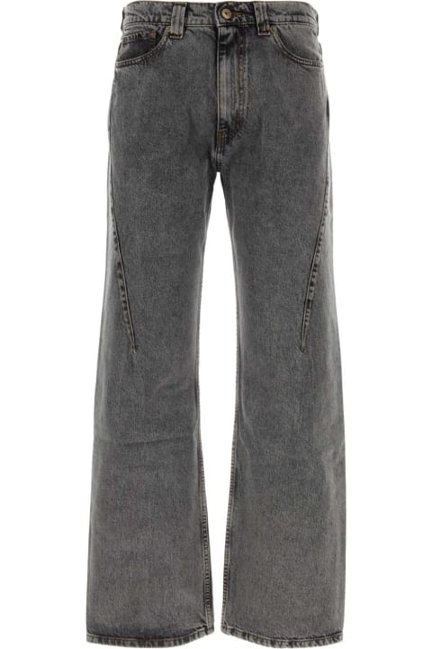 Y/Project for Men Y/Project Graphite Denim Jeans