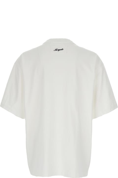 Axel Arigato Topwear for Men Axel Arigato White Crew Neck T-shirt In Cotton Man