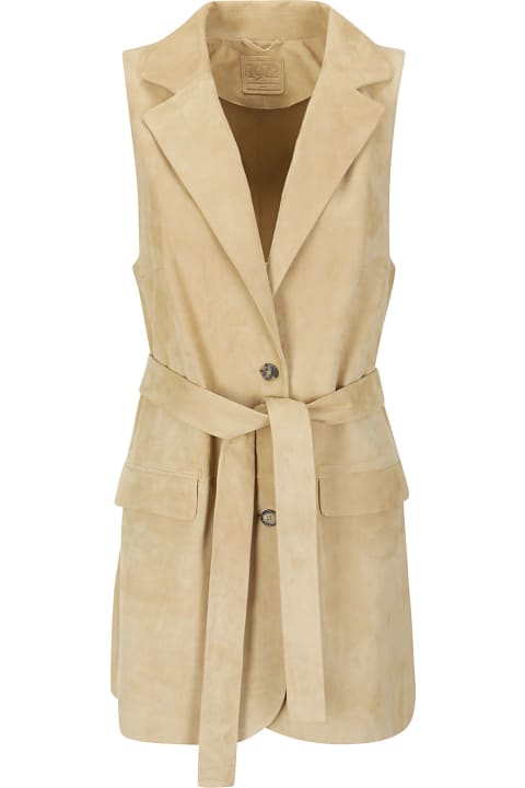 Desa 1972 Coats & Jackets for Women Desa 1972 Leather Vest