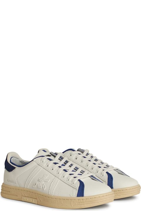 Premiata for Men Premiata 'russel' White Leather Sneakers