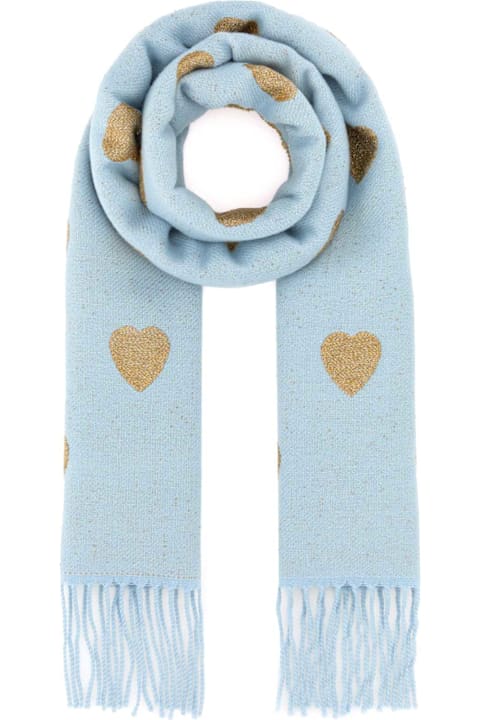 Valentino Garavani Embroidered Wool Blend Scarf