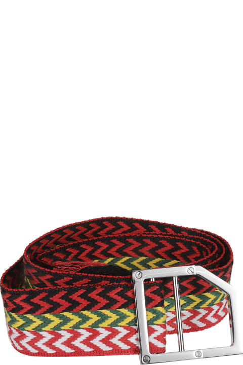 Lanvin Men Lanvin Multicoloured Curb Belt