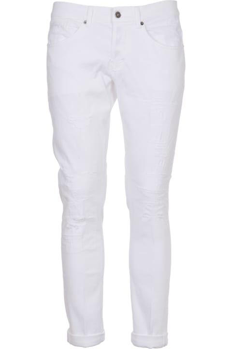 Fashion for Men Dondup White George Jeans