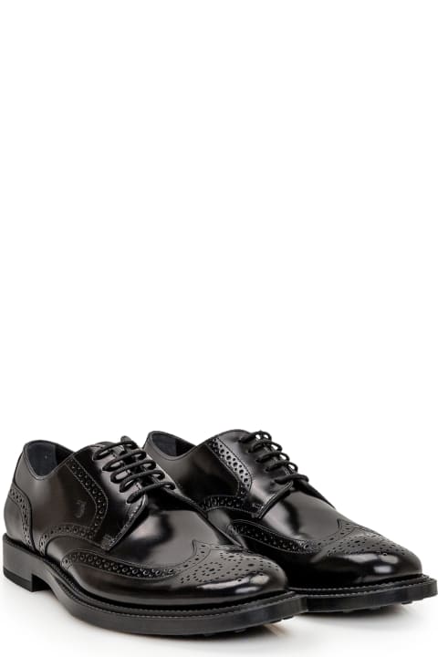 Tod's for Men Tod's Smooth Leather Lace Up Shoes
