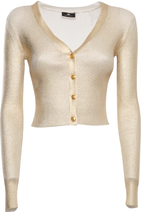 Elisabetta Franchi for Women Elisabetta Franchi Gold Tricot Sweater