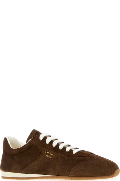 Homeware Prada Brown Suede Sneakers