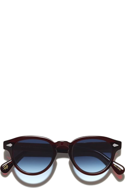 Moscot Eyewear for Women Moscot Maydela Sunburgundy Denim Bl