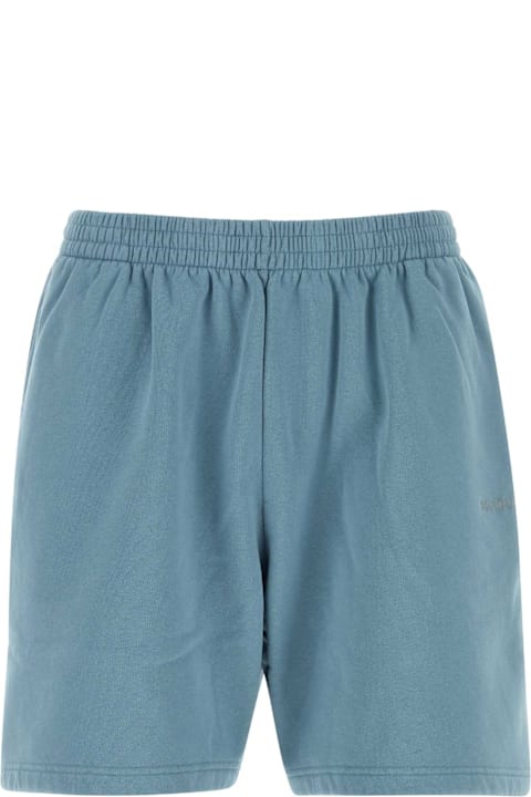 Fashion for Men Balenciaga Light-blue Cotton Bermuda Shorts
