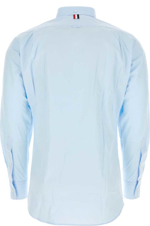 Thom Browne Shirts for Men Thom Browne Light Blue Popeline Shirt